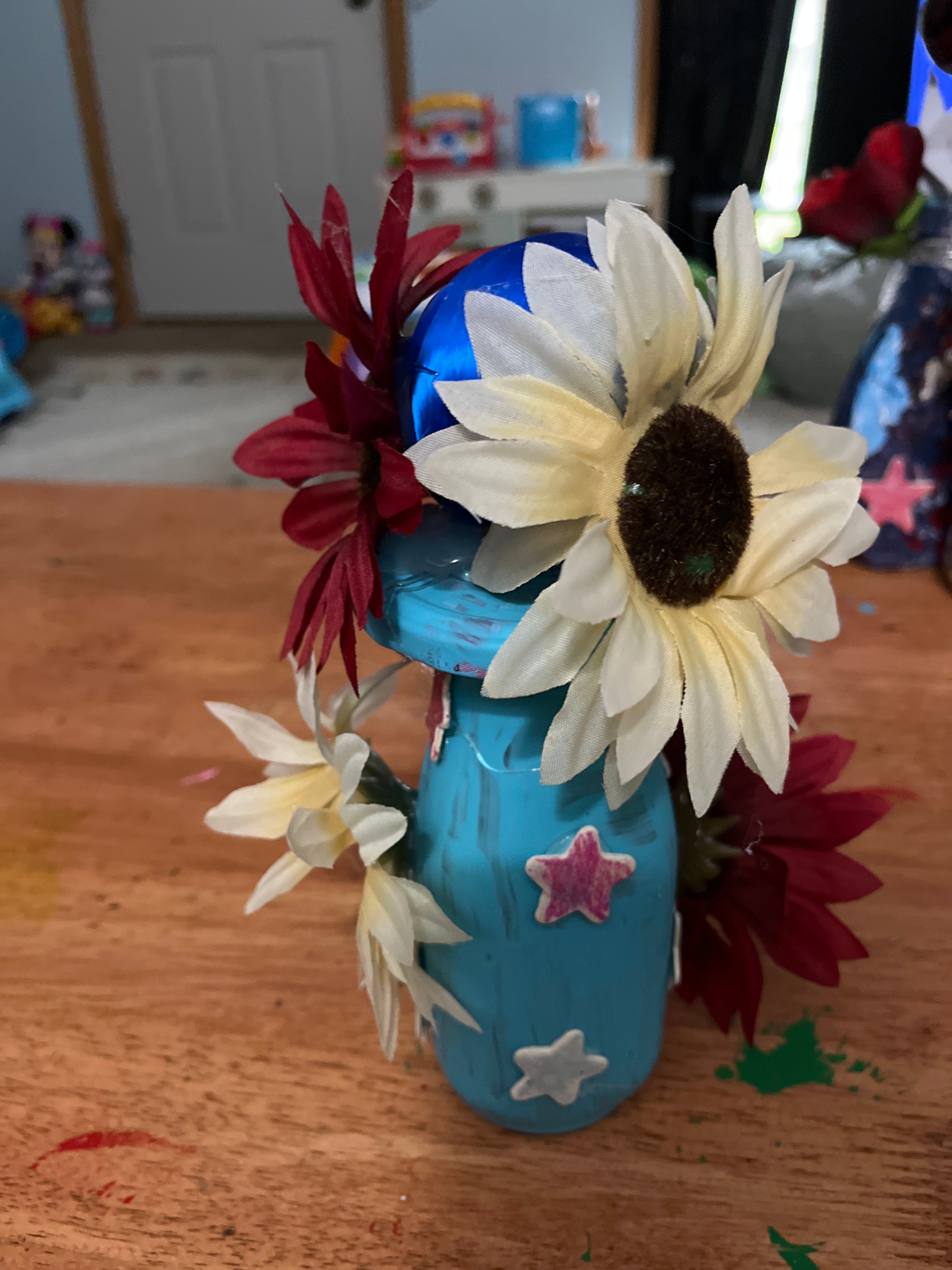 Stars and flowers