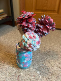 Pinkish cones